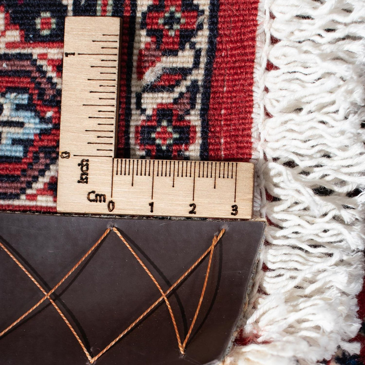 Loper Perzisch tapijt - Bijar - 307 x 75 cm - rood