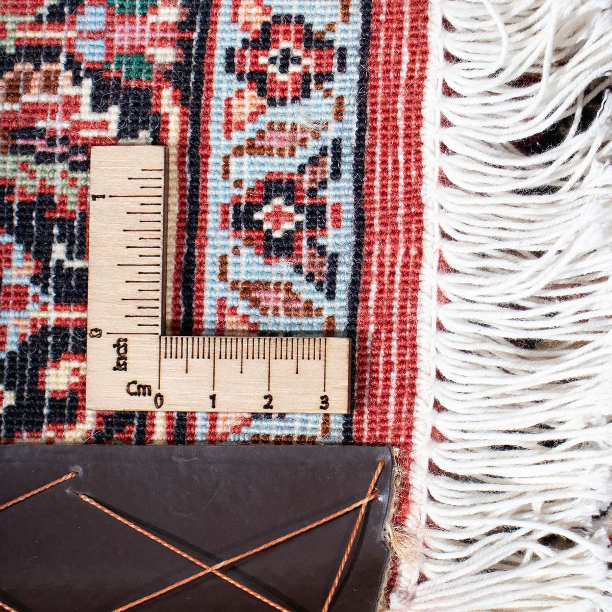 Loper Perzisch tapijt - Bijar - 300 x 85 cm - beige