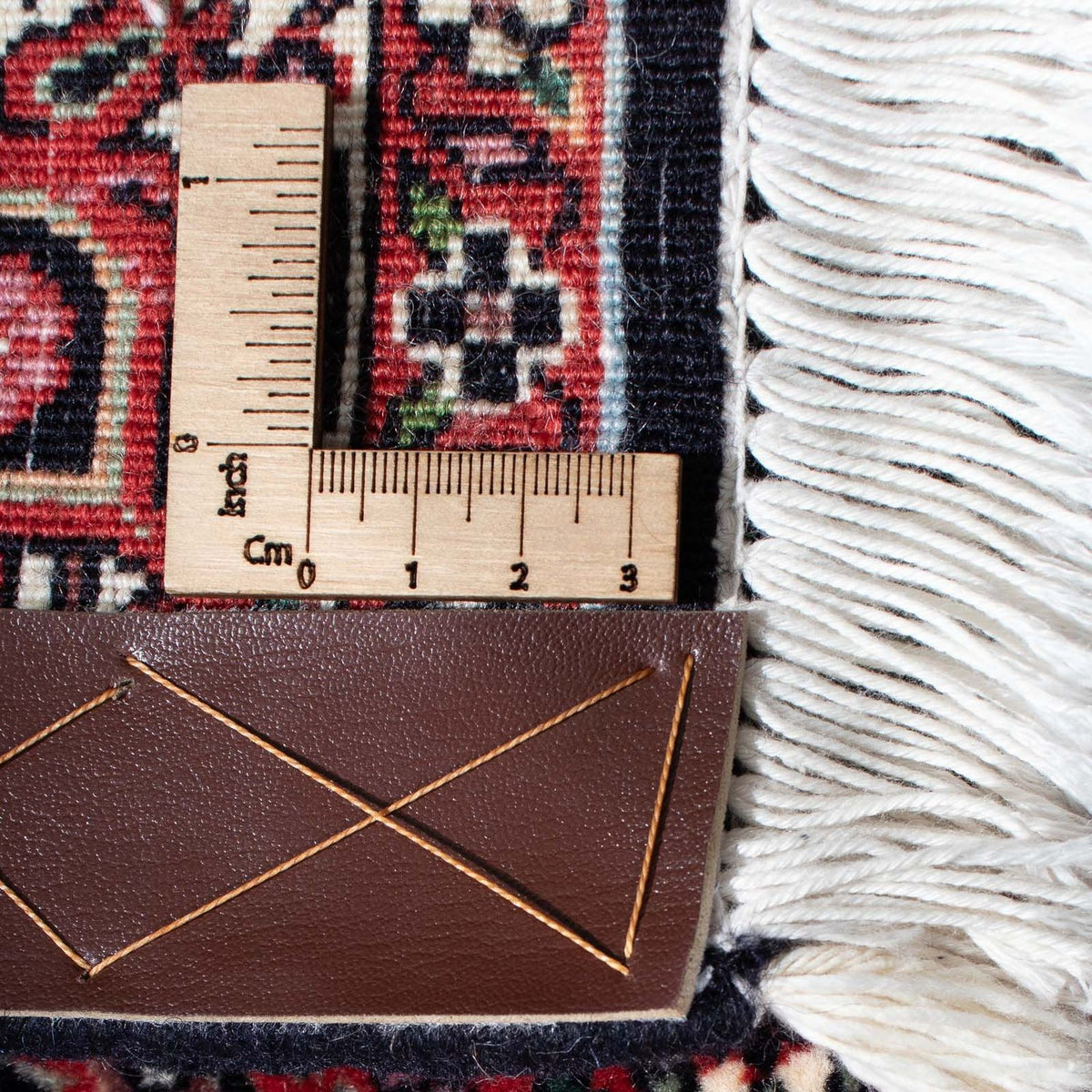 Loper Perzisch tapijt - Bijar - 300 x 83 cm - donkerrood