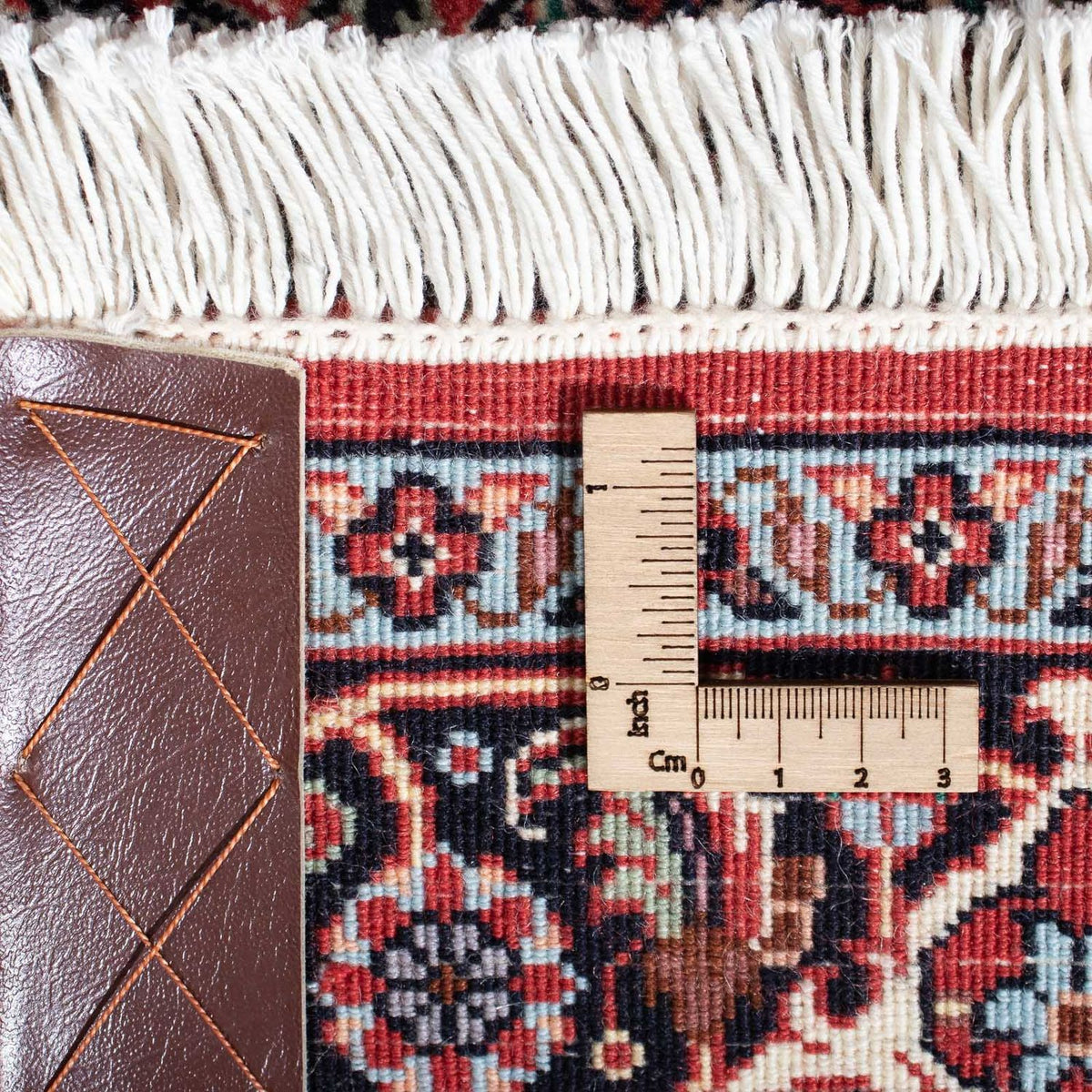 Loper Perzisch tapijt - Bijar - 288 x 86 cm - beige