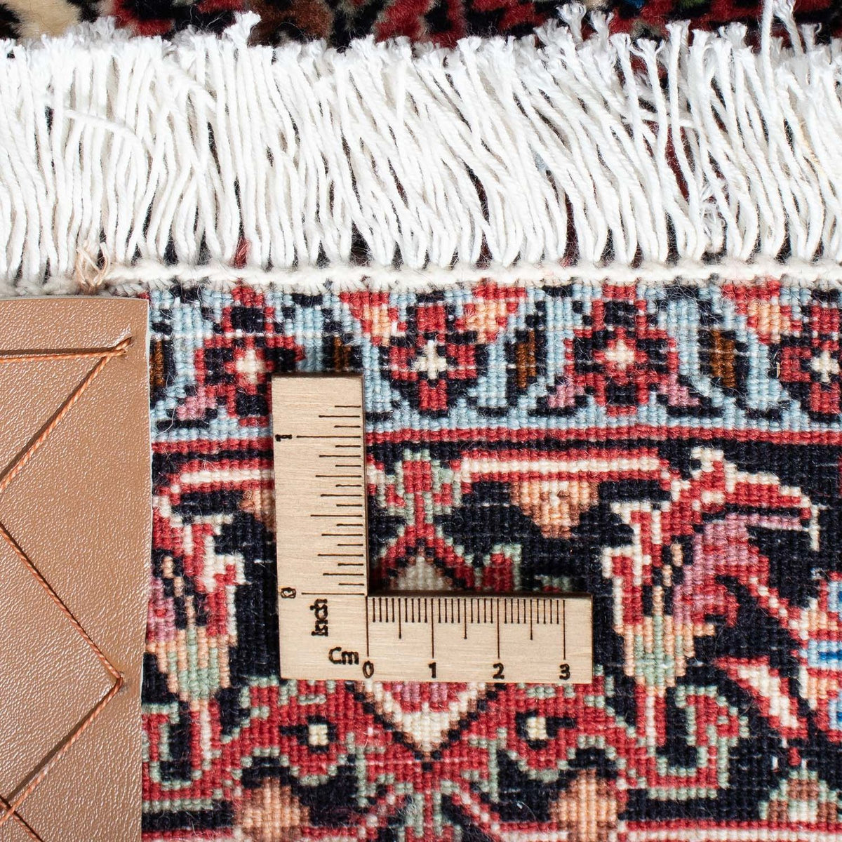 Loper Perzisch tapijt - Bijar - 213 x 76 cm - beige