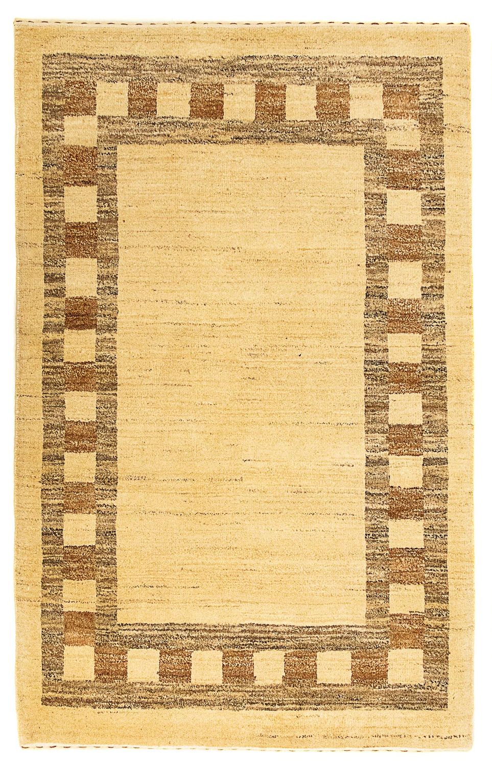 Gabbeh tapijt - Indus - 123 x 80 cm - beige