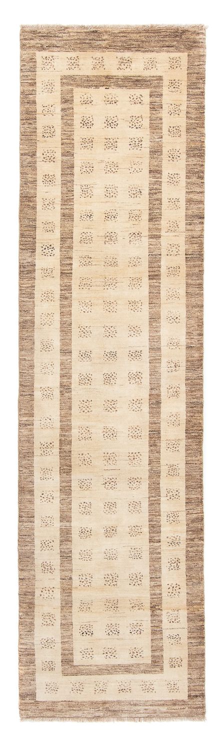 Loper Gabbeh Tapijt - Loribaft Perzisch - 295 x 79 cm - beige