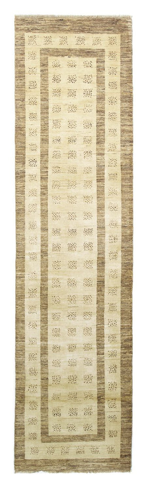 Loper Gabbeh tapijt - Indus - 295 x 79 cm - beige