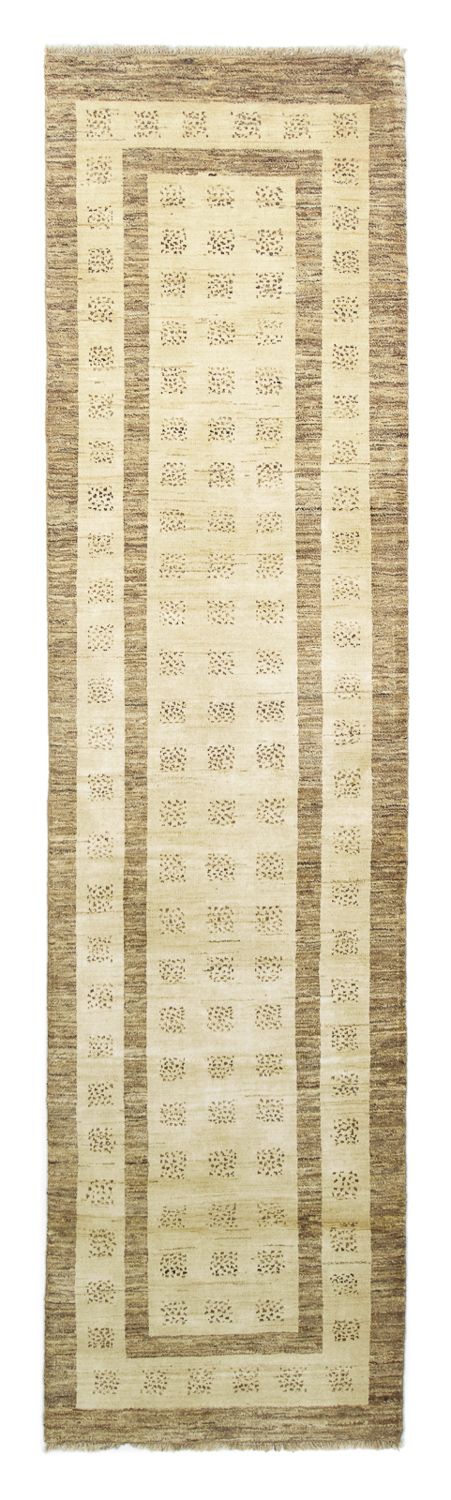 Loper Gabbeh tapijt - Indus - 295 x 79 cm - beige