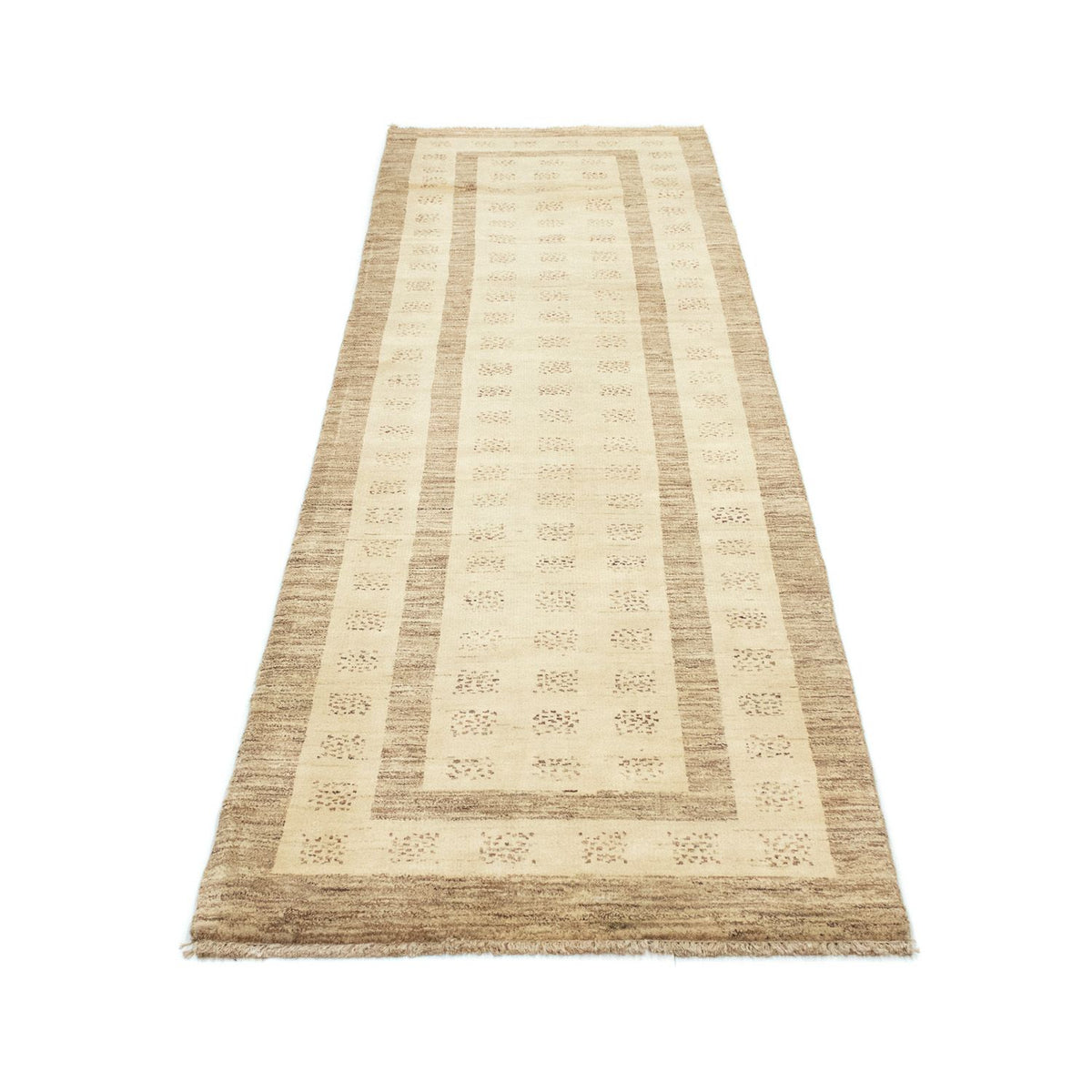Loper Gabbeh tapijt - Indus - 295 x 79 cm - beige