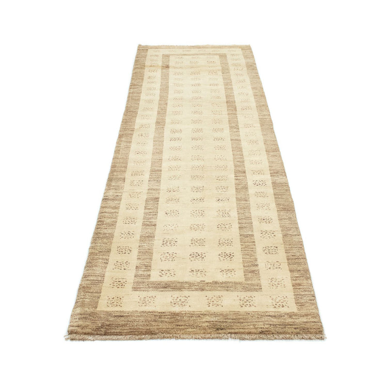 Loper Gabbeh tapijt - Indus - 295 x 79 cm - beige