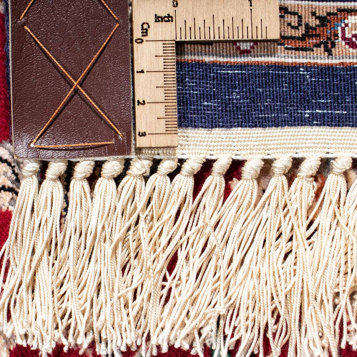 Zijden tapijt - Ghom Silk - Premium - 200 x 130 cm - rood