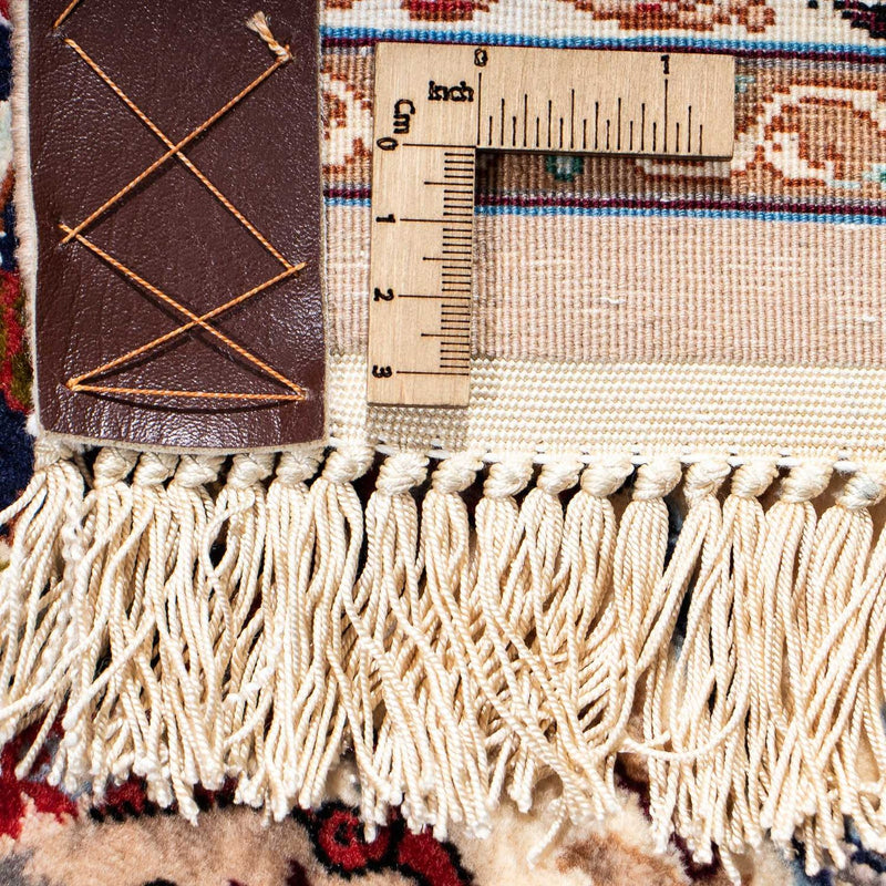 Zijden tapijt - Ghom Silk - Premium - 202 x 128 cm - beige