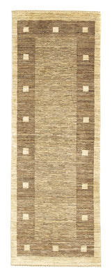 Loper Gabbeh tapijt - Indus - 211 x 75 cm - beige