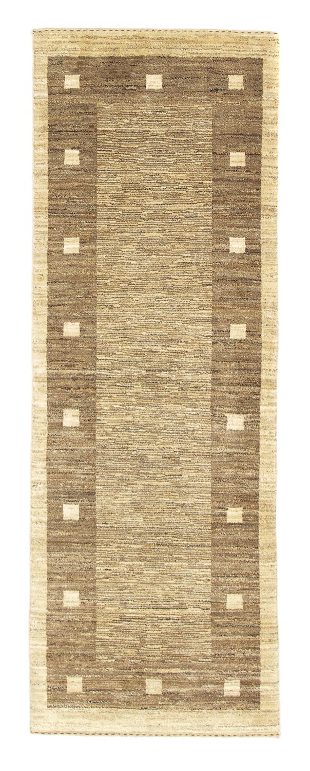 Loper Gabbeh tapijt - Indus - 211 x 75 cm - beige