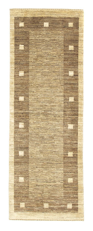 Loper Gabbeh tapijt - Indus - 211 x 75 cm - beige