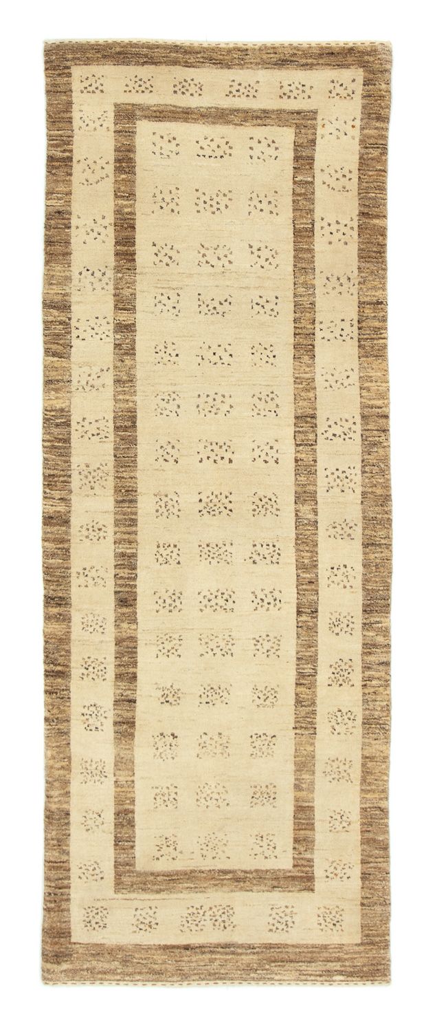 Loper Gabbeh tapijt - Indus - 212 x 78 cm - beige