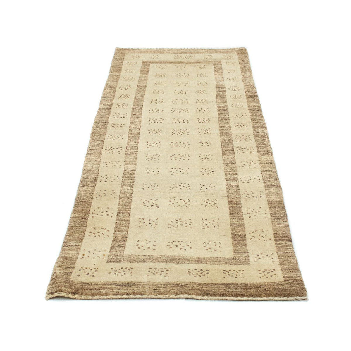 Loper Gabbeh tapijt - Indus - 212 x 78 cm - beige