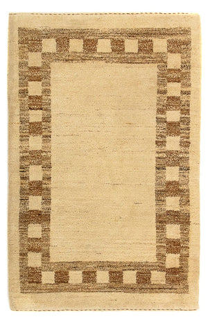 Gabbeh tapijt - Indus - 122 x 80 cm - beige