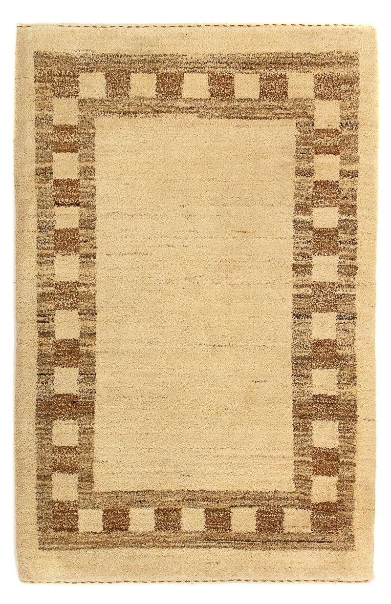 Gabbeh tapijt - Indus - 122 x 80 cm - beige