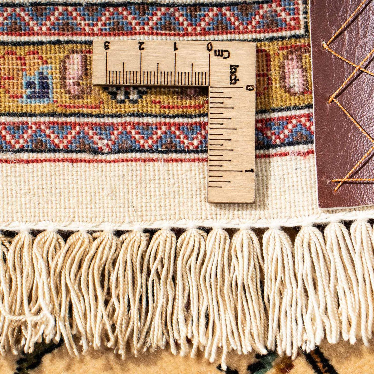 Perzisch tapijt - Ghom - 195 x 122 cm - lichtbruin