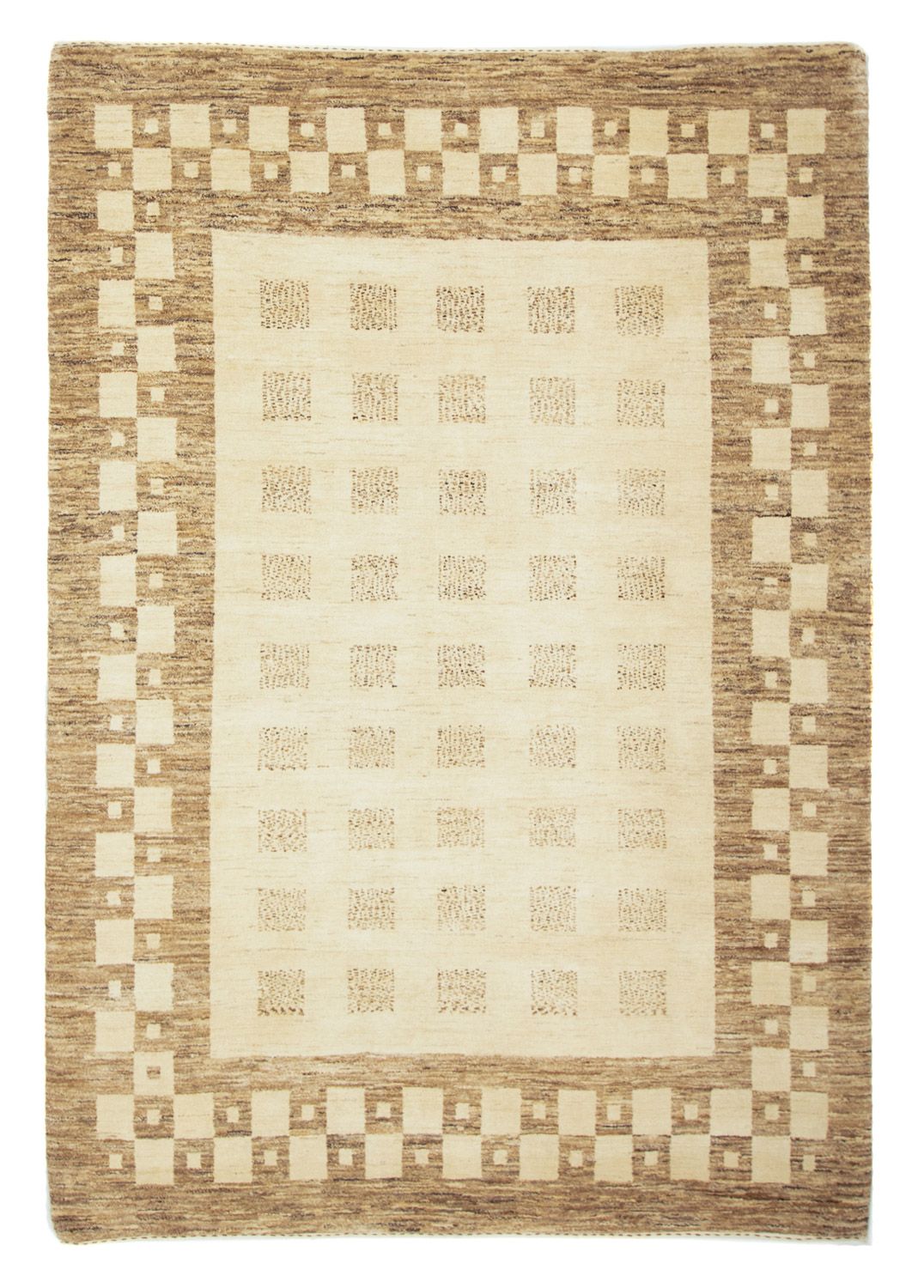 Gabbeh tapijt - Indus - 242 x 169 cm - beige