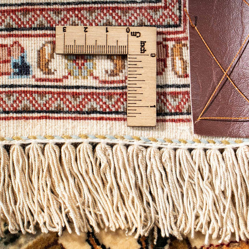 Perzisch tapijt - Ghom - 209 x 136 cm - lichtbruin