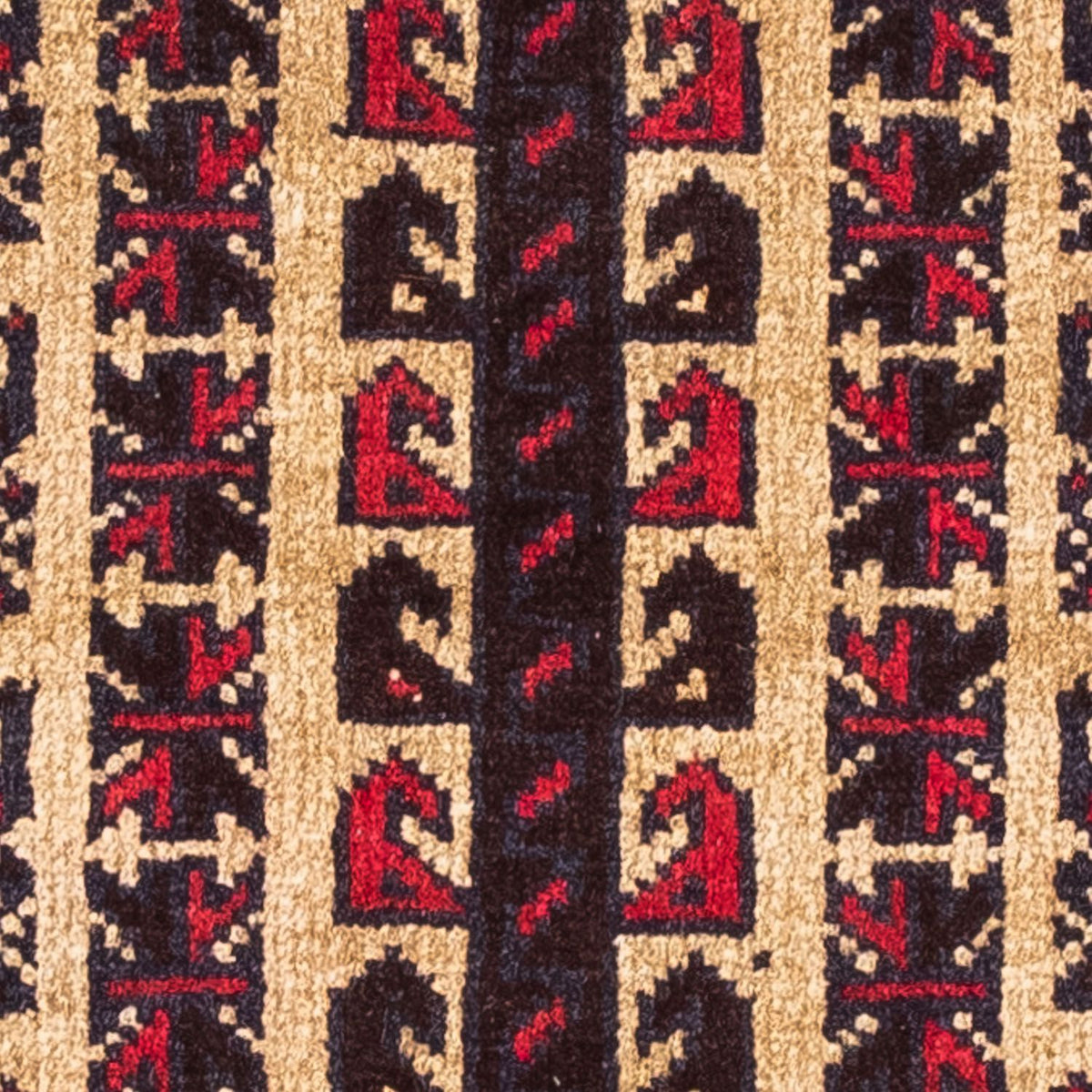 Baluch tapijt - 130 x 82 cm - donkerrood