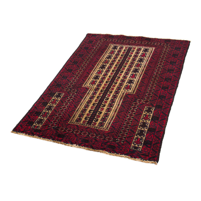 Baluch tapijt - 130 x 82 cm - donkerrood