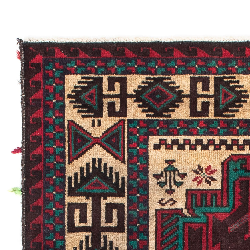 Baluch tapijt - 139 x 77 cm - beige