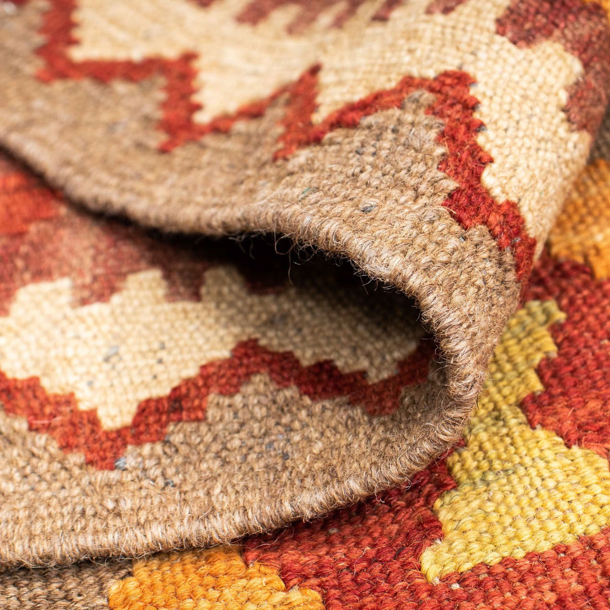 Loper Kelim tapijt - Oosters - 198 x 78 cm - beige