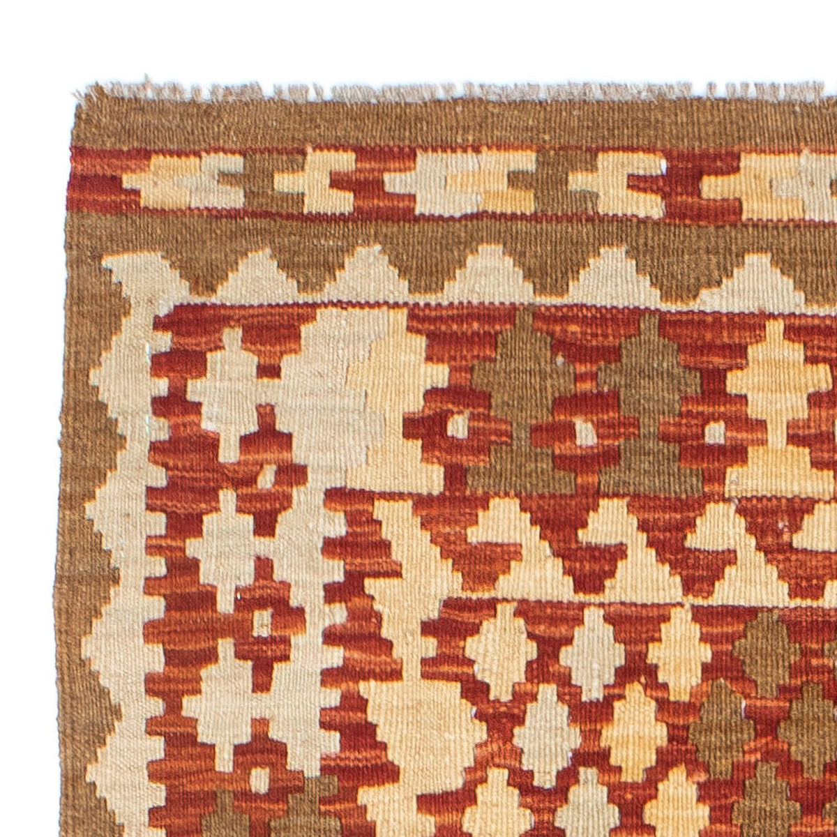 Loper Kelim tapijt - Oosters - 197 x 79 cm - beige