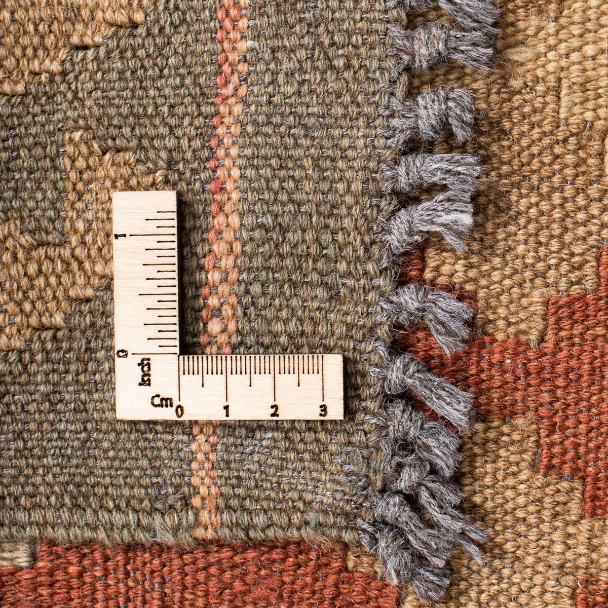 Loper Kelim tapijt - Oosters - 212 x 79 cm - lichtbruin