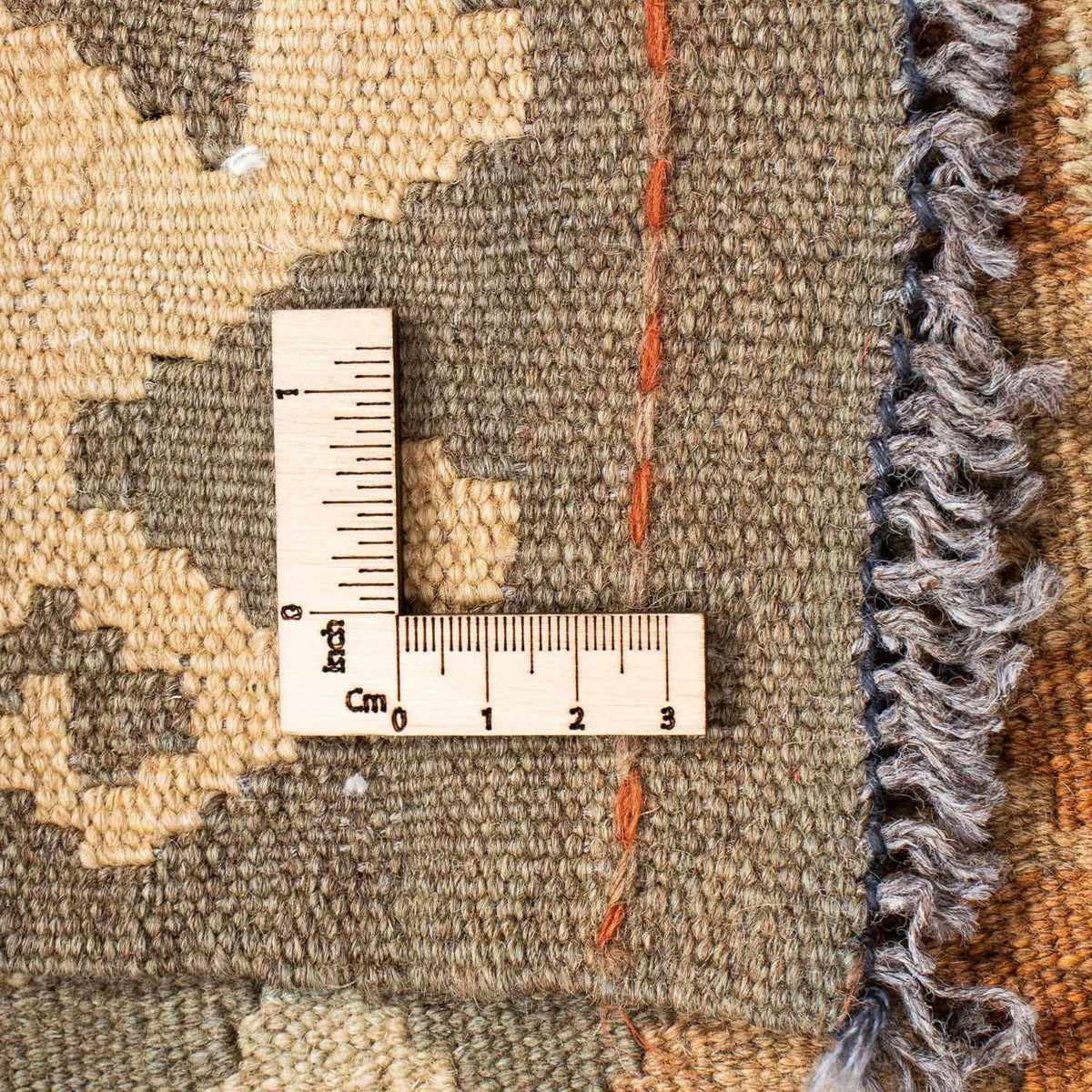 Loper Kelim tapijt - Oosters - 200 x 78 cm - beige