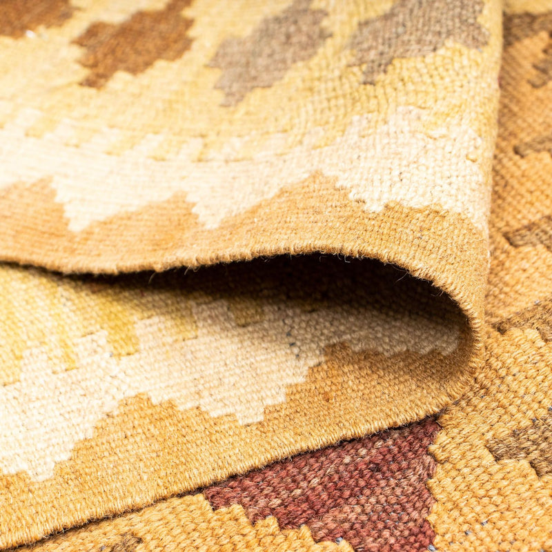 Loper Kelim tapijt - Oosters - 191 x 77 cm - lichtbruin