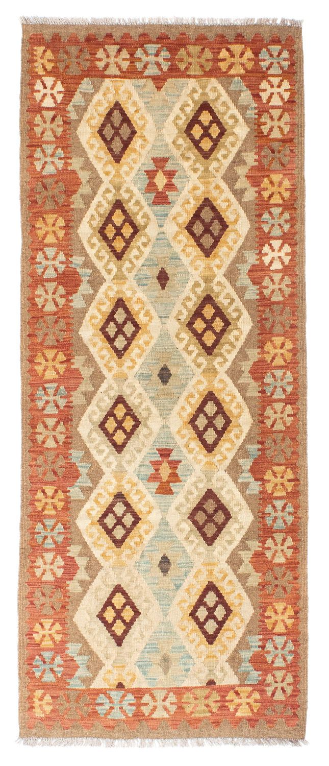 Loper Kelim tapijt - Oosters - 201 x 78 cm - beige