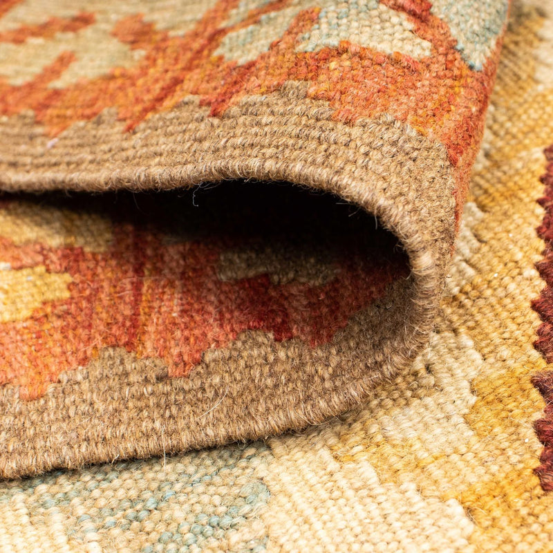 Loper Kelim tapijt - Oosters - 201 x 78 cm - beige