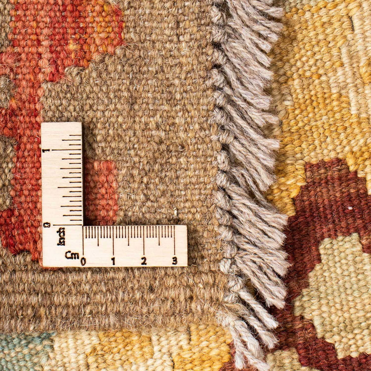 Loper Kelim tapijt - Oosters - 201 x 78 cm - beige