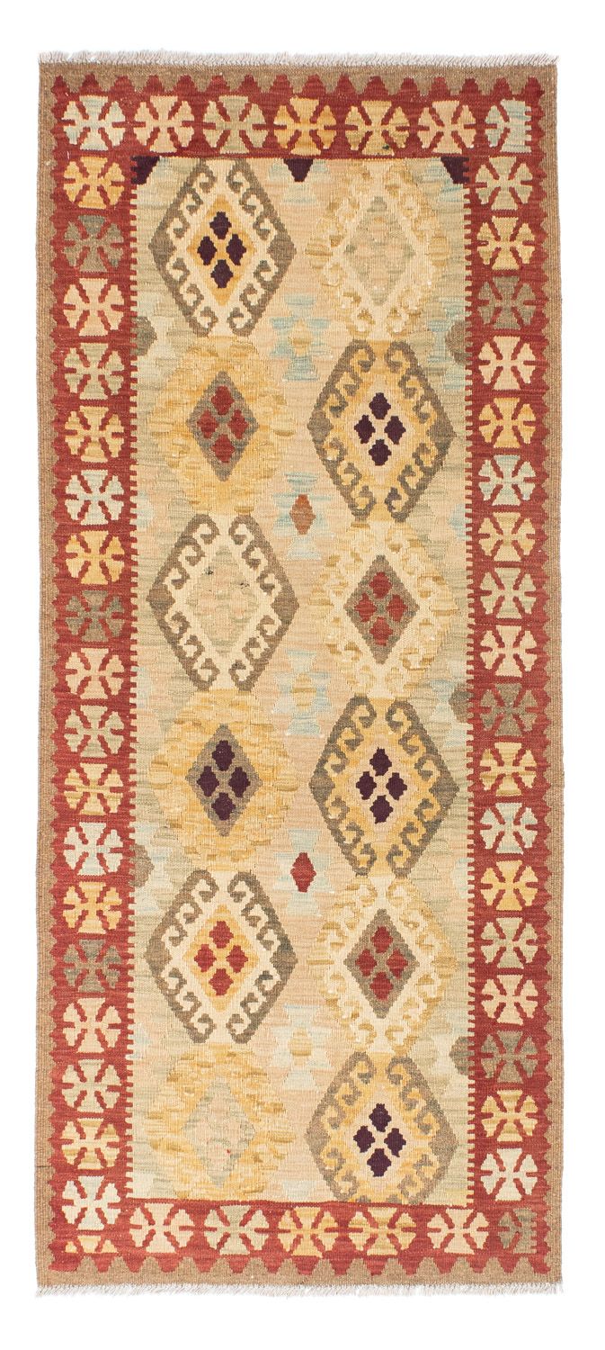 Loper Kelim tapijt - Oosters - 199 x 79 cm - beige
