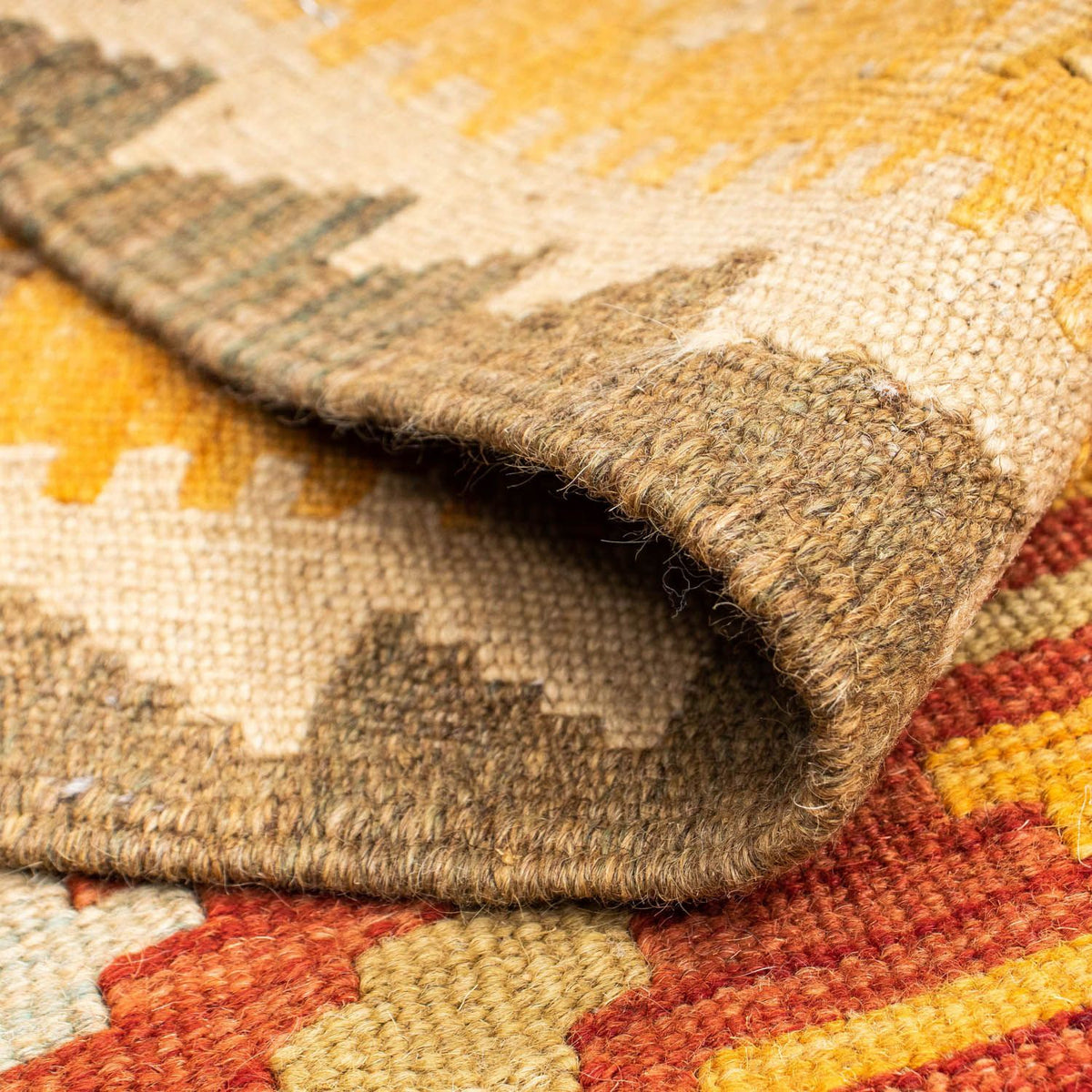 Loper Kelim tapijt - Oosters - 187 x 73 cm - roest