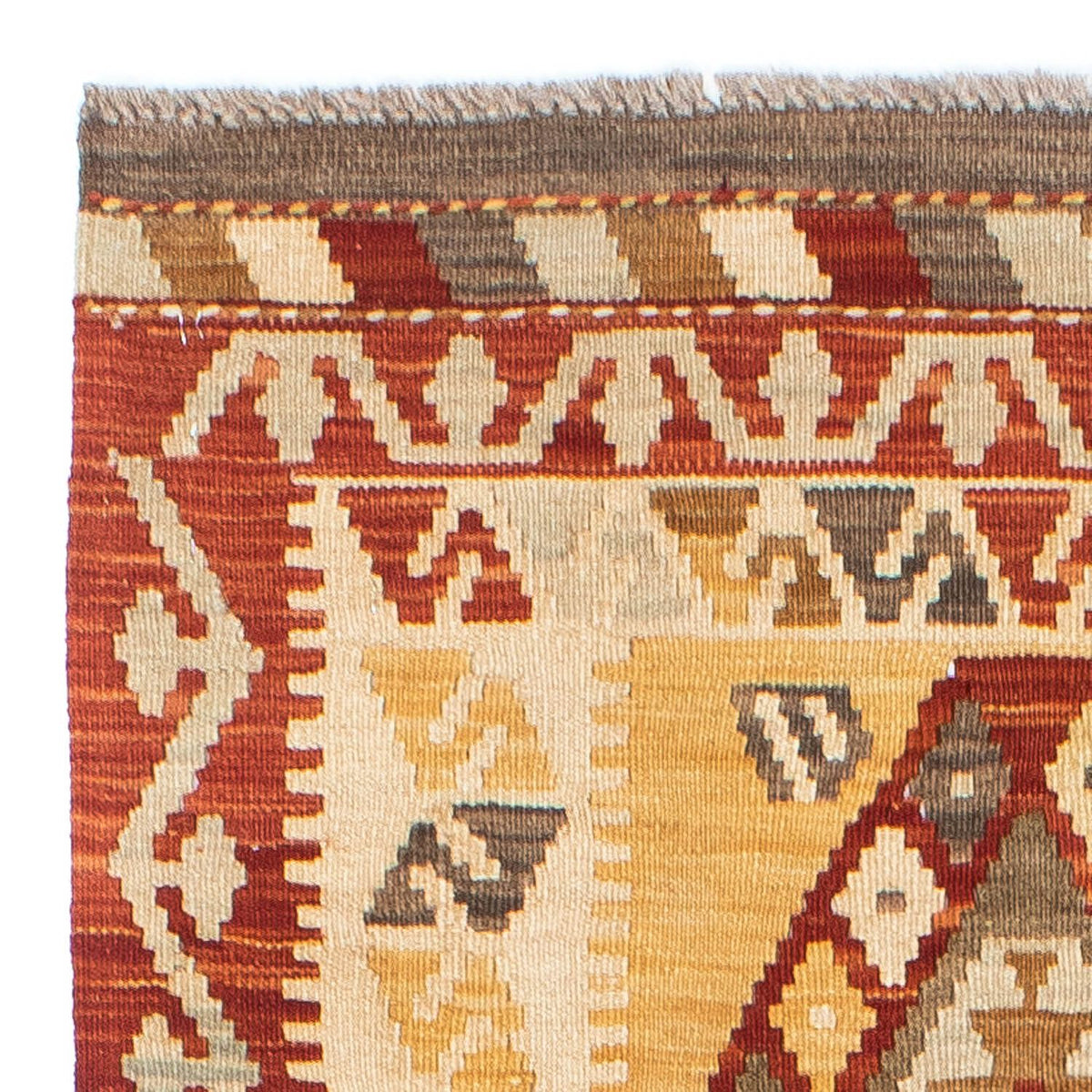 Loper Kelim tapijt - Oosters - 189 x 71 cm - roest