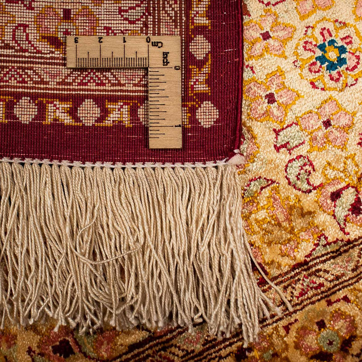 Zijden tapijt - China zijde - 198 x 137 cm - veelkleurig