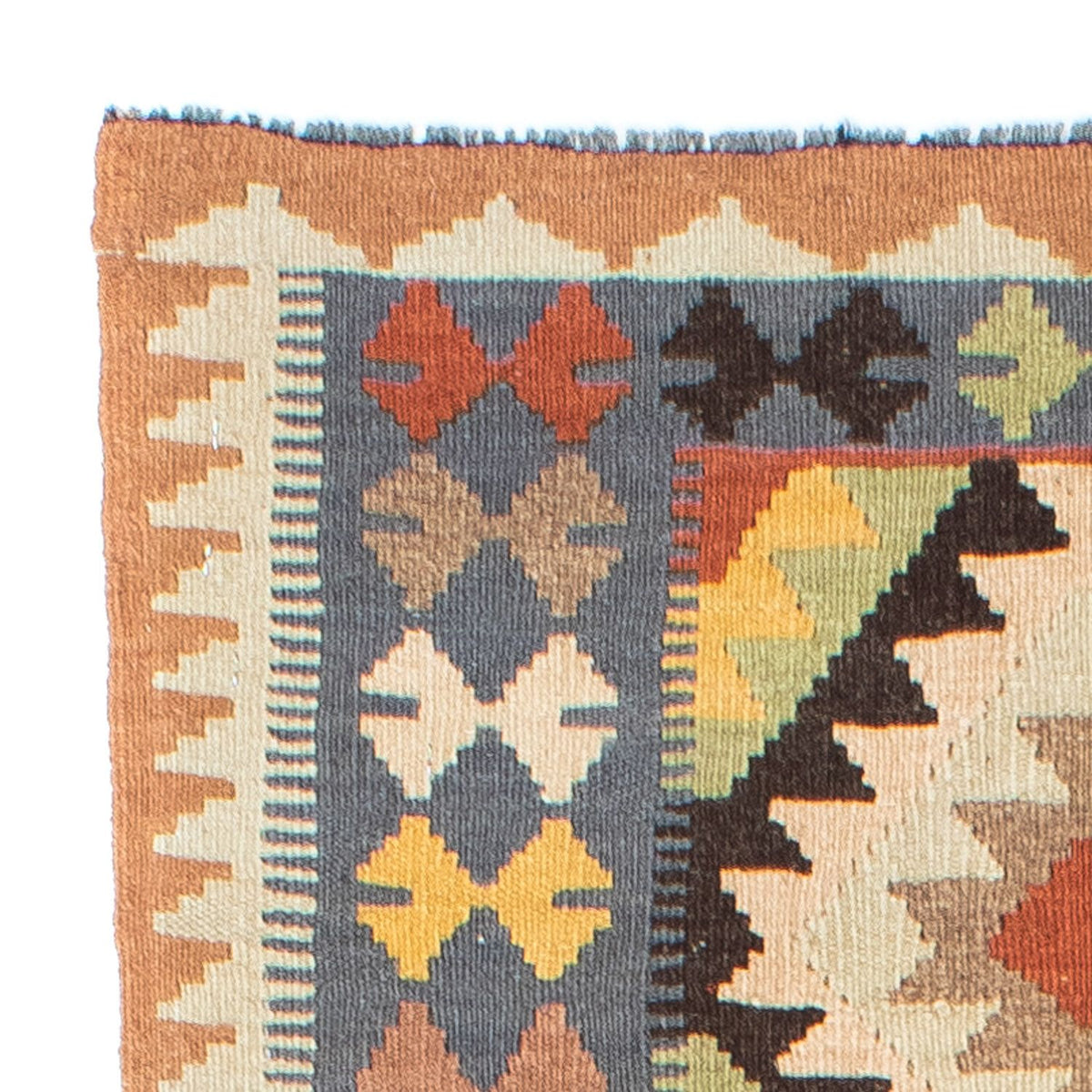 Loper Kelim tapijt - Oosters - 230 x 69 cm - beige