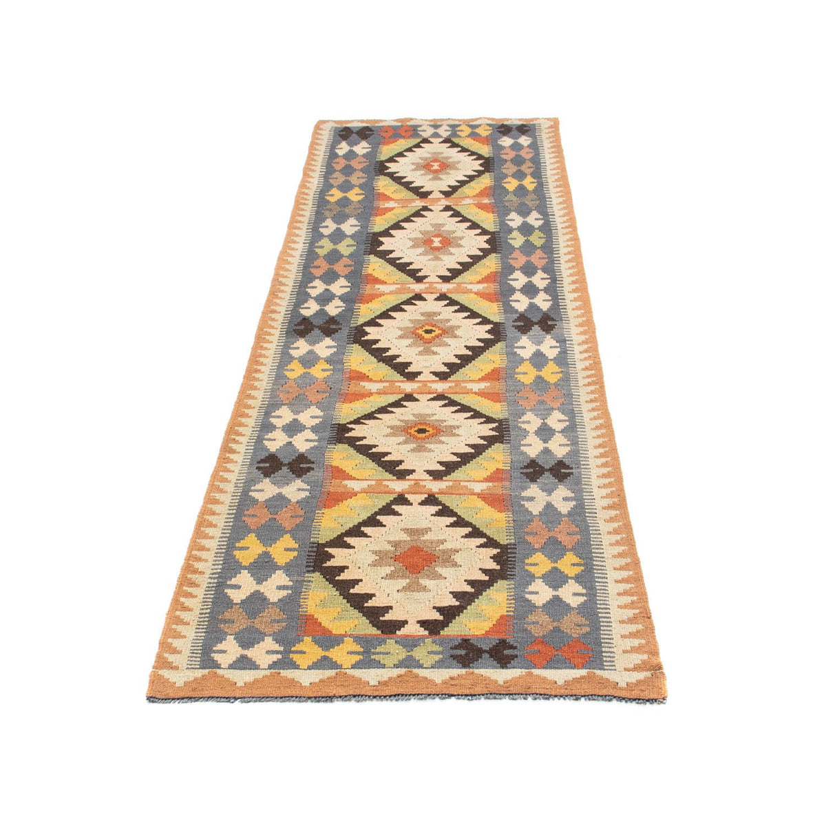 Loper Kelim tapijt - Oosters - 230 x 69 cm - beige