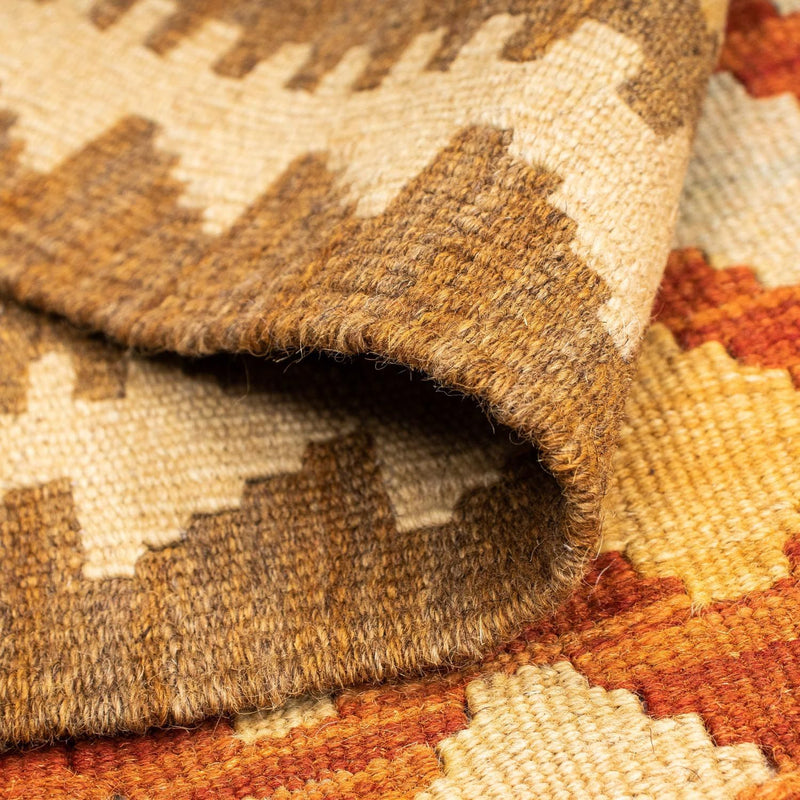 Loper Kelim tapijt - Oosters - 191 x 74 cm - lichtbruin