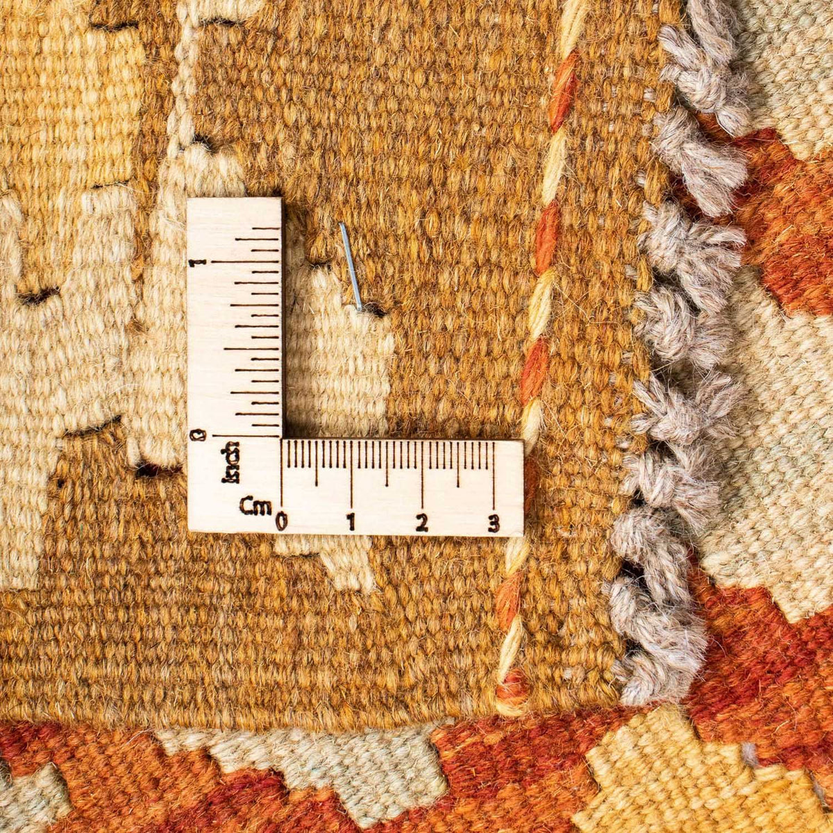 Loper Kelim tapijt - Oosters - 191 x 74 cm - lichtbruin