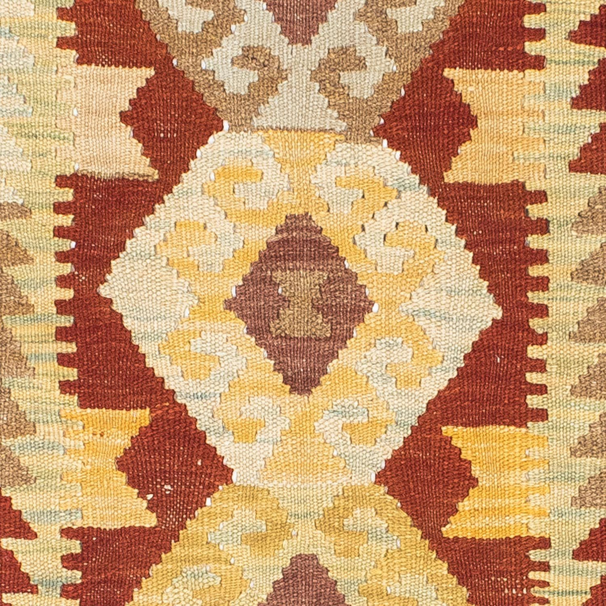 Loper Kelim tapijt - Oosters - 192 x 72 cm - lichtbruin