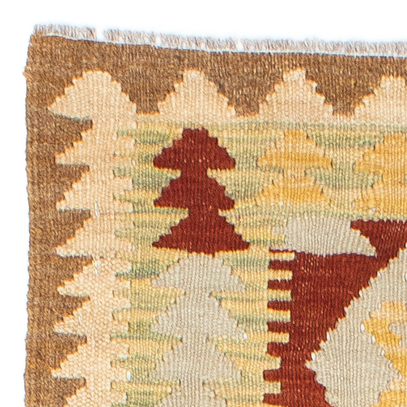 Loper Kelim tapijt - Oosters - 192 x 72 cm - lichtbruin