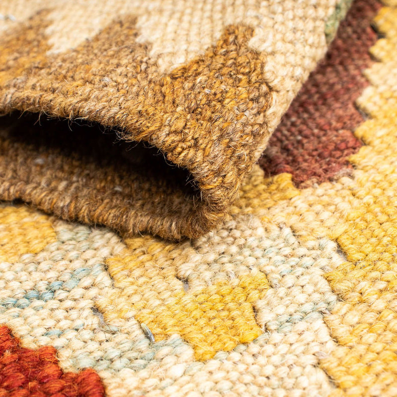 Loper Kelim tapijt - Oosters - 192 x 72 cm - lichtbruin