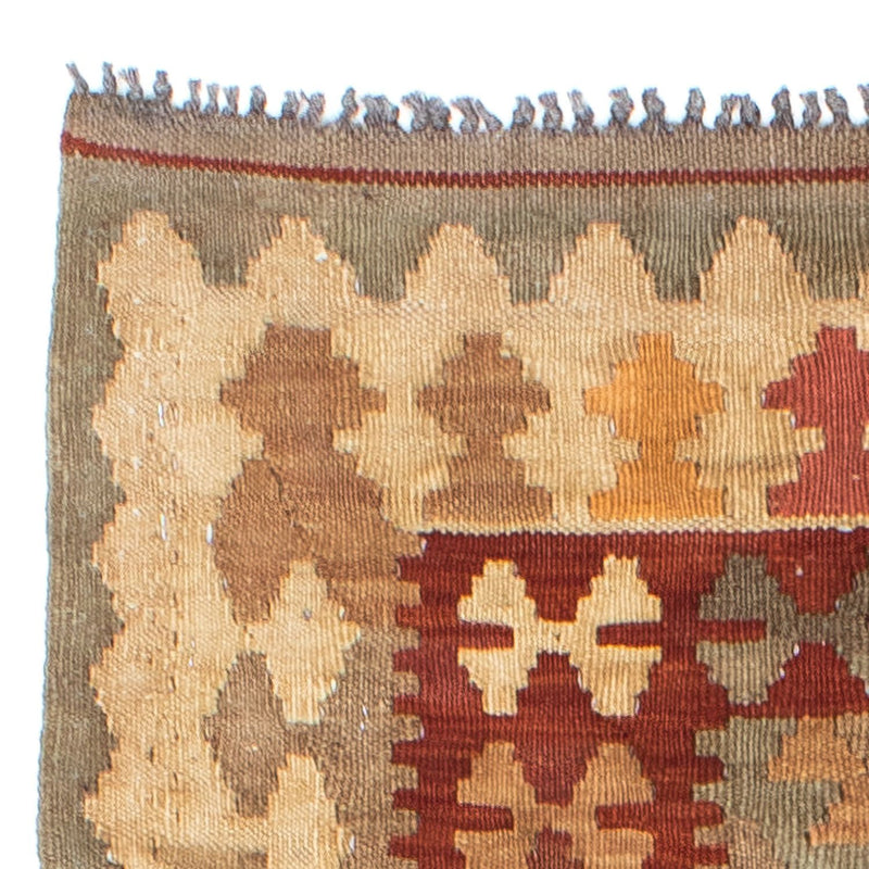 Loper Kelim tapijt - Oosters - 198 x 81 cm - lichtbruin