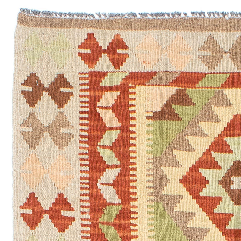 Loper Kelim tapijt - Oosters - 196 x 86 cm - beige