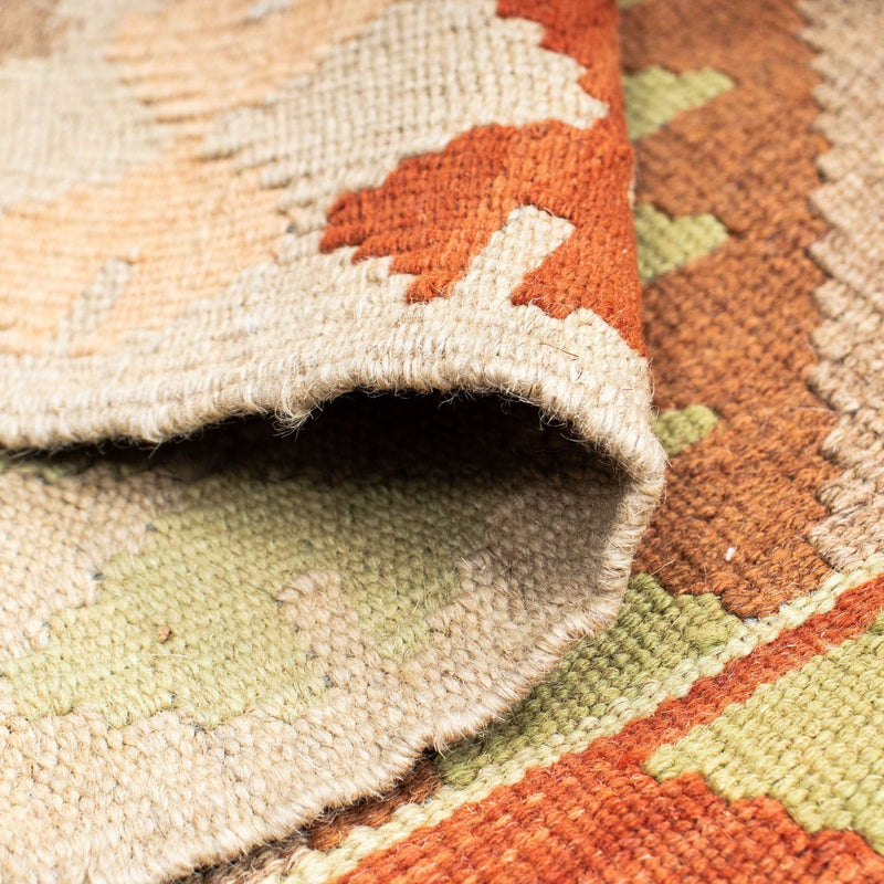 Loper Kelim tapijt - Oosters - 196 x 86 cm - beige