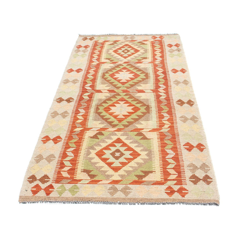 Loper Kelim tapijt - Oosters - 196 x 86 cm - beige