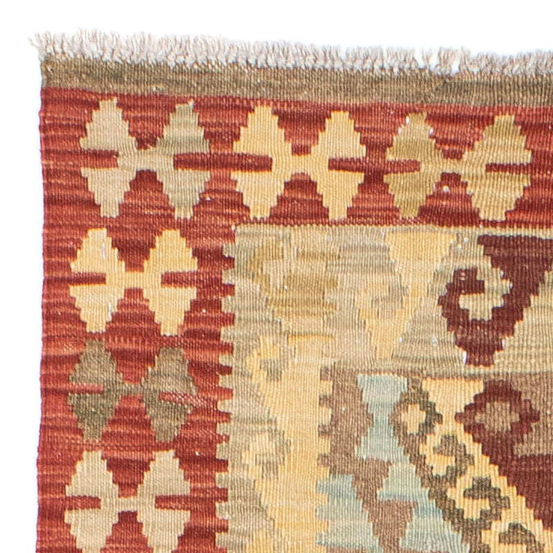 Loper Kelim tapijt - Oosters - 201 x 73 cm - rood